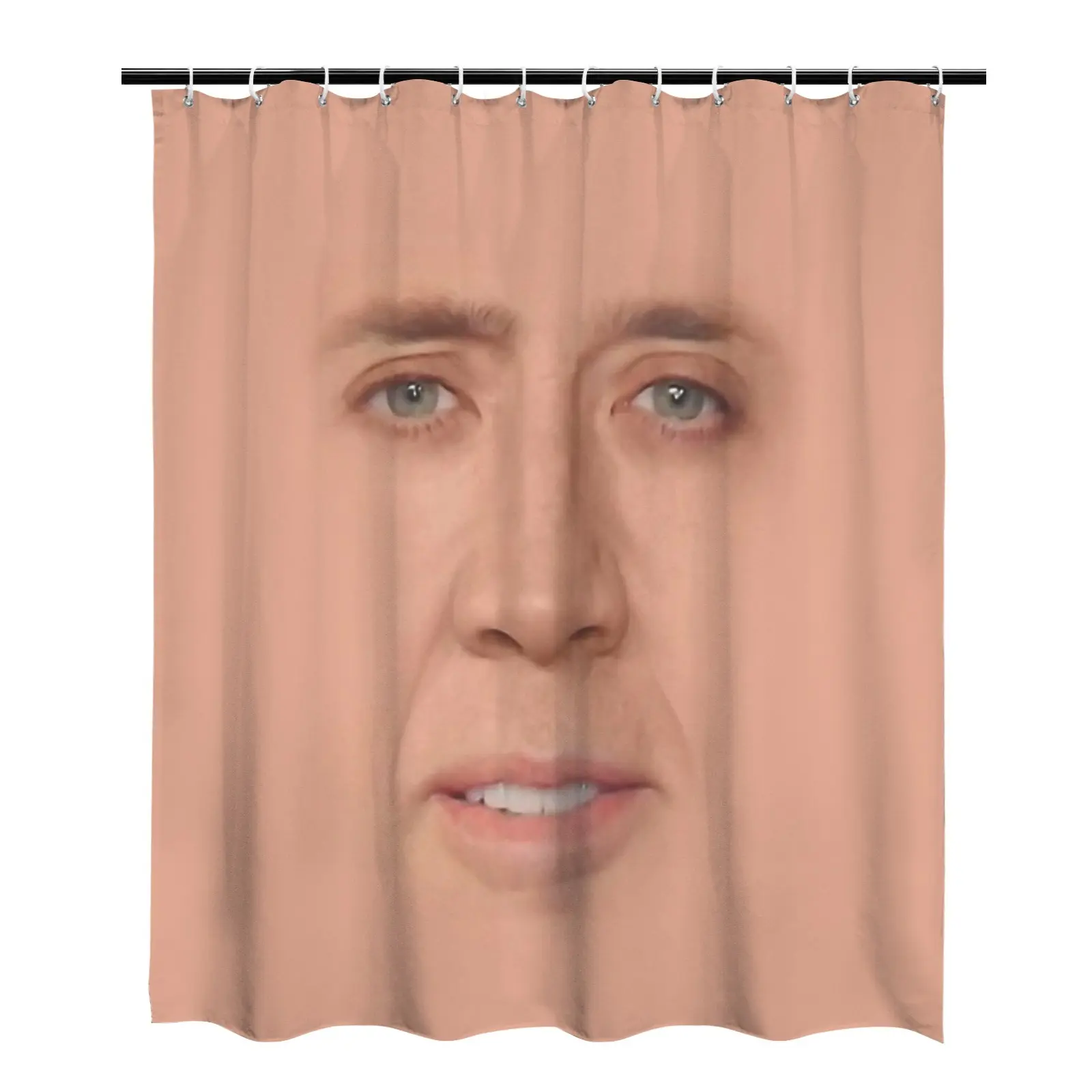 PAUSEBOLL Funny Shower Curtain Waterproof Fabric Shower Curtain Set Washable Farmhouse Bathroom Decor Bath Curtains with 12 Hooks