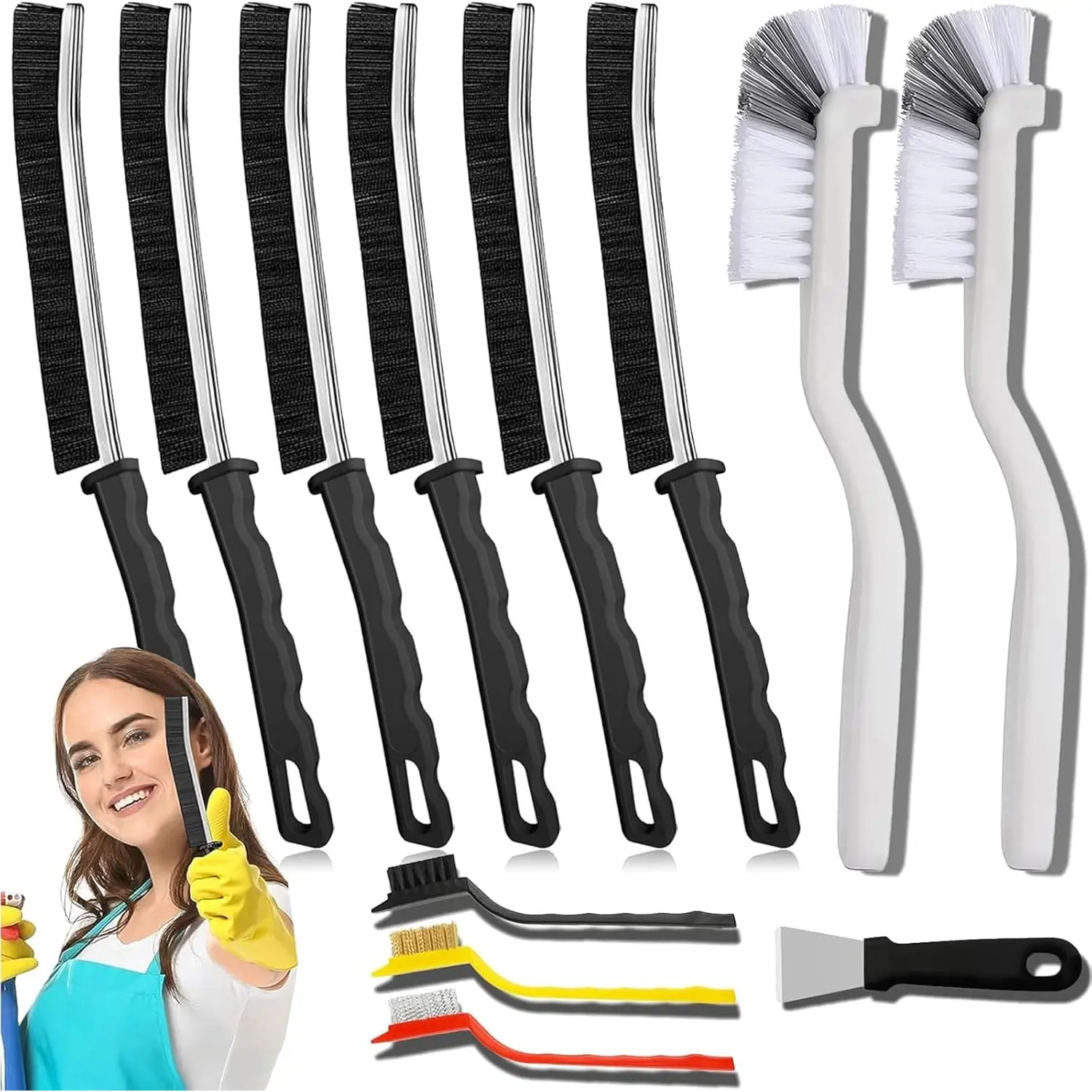 Crevice Cleaning Brush Set, 12 Pack Crevice Cleaning Brush Set, 12 Pack