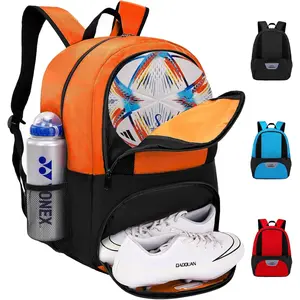 Soccer Bag,Youth Soccer Backpack, Football Volleyball Basketball Backpack fo, Equipment Bags with Shoe compartment