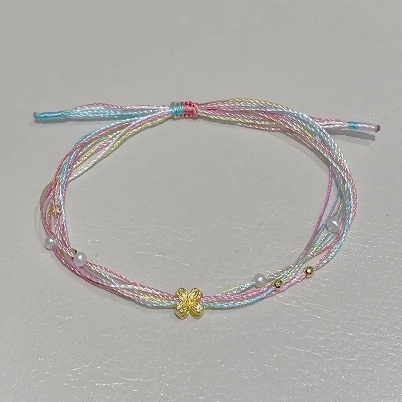 9873 # Colorful Rope Bracelet