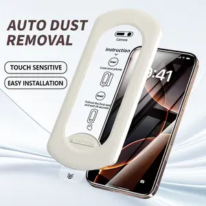 Premium Upgraded Privacy Screen Protector Dustproof Bubble-Free Design Ultra-Clear 2 Pack for iPhone Anti-Spy Fingerprint-Proof Tempered Glass Full Protection