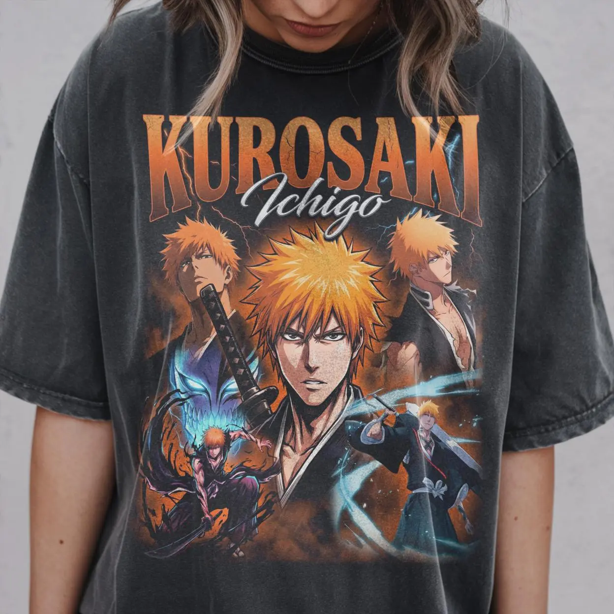 Kurosaki Ichigo Shirt, Bleach Anime Tee, Soul Reaper Graphic, Manga Streetwear, Bankai Gift, Classic Cuts, Always On Point, Lightweight Feel, Moves with You