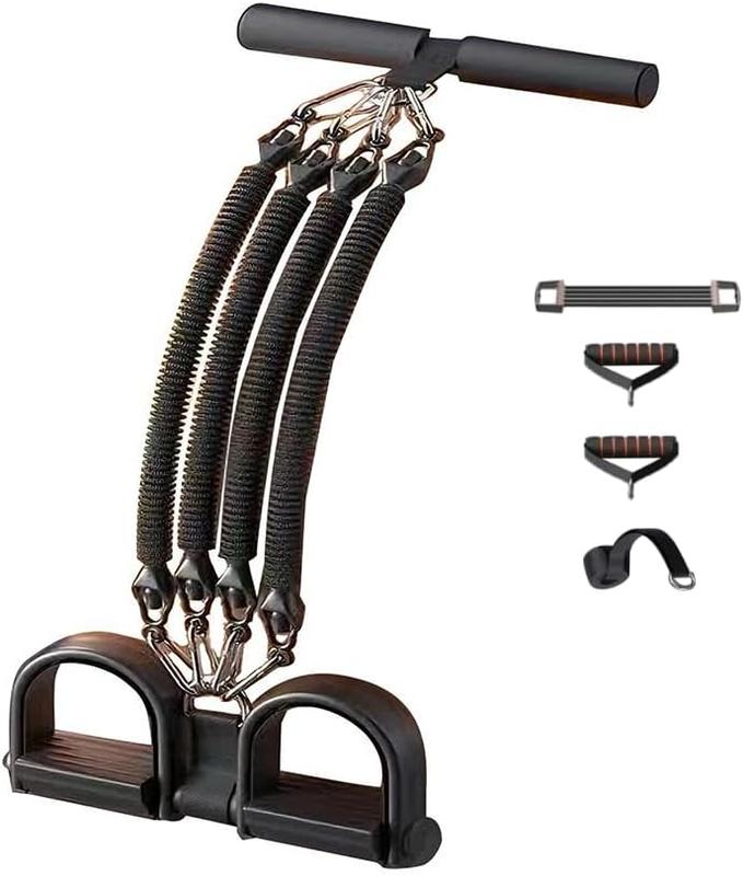 Multifunction Tension Rope Set - Upgraded Sit Up Bar with Adjustable Resistance Bands for Abdomen Waist Leg Hips Chest Back Workouts