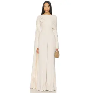 Deme by Gabriella Cobbie Jumpsuit in Egg White