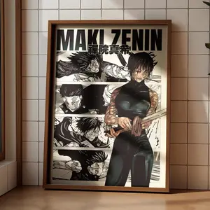 Jujutsu Kaisen Anime Poster - Maki Zenin JJK Poster