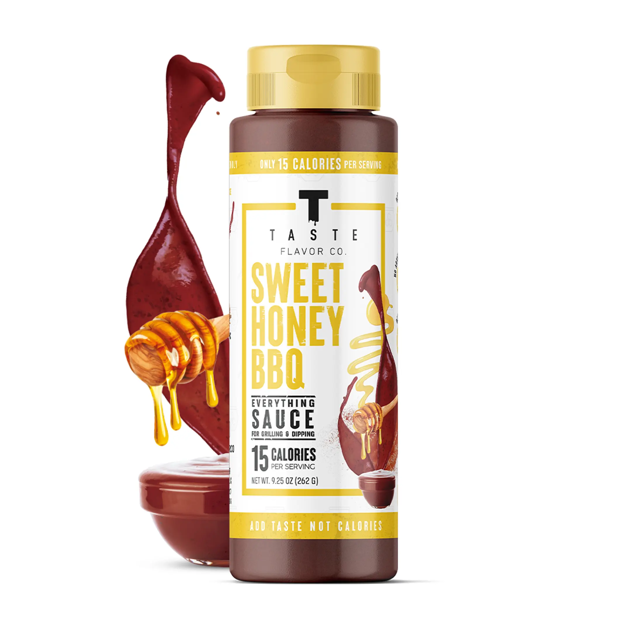 Taste Flavor Co. Sweet Honey BBQ - Low Calorie Keto Friendly Meal Prep Sauce