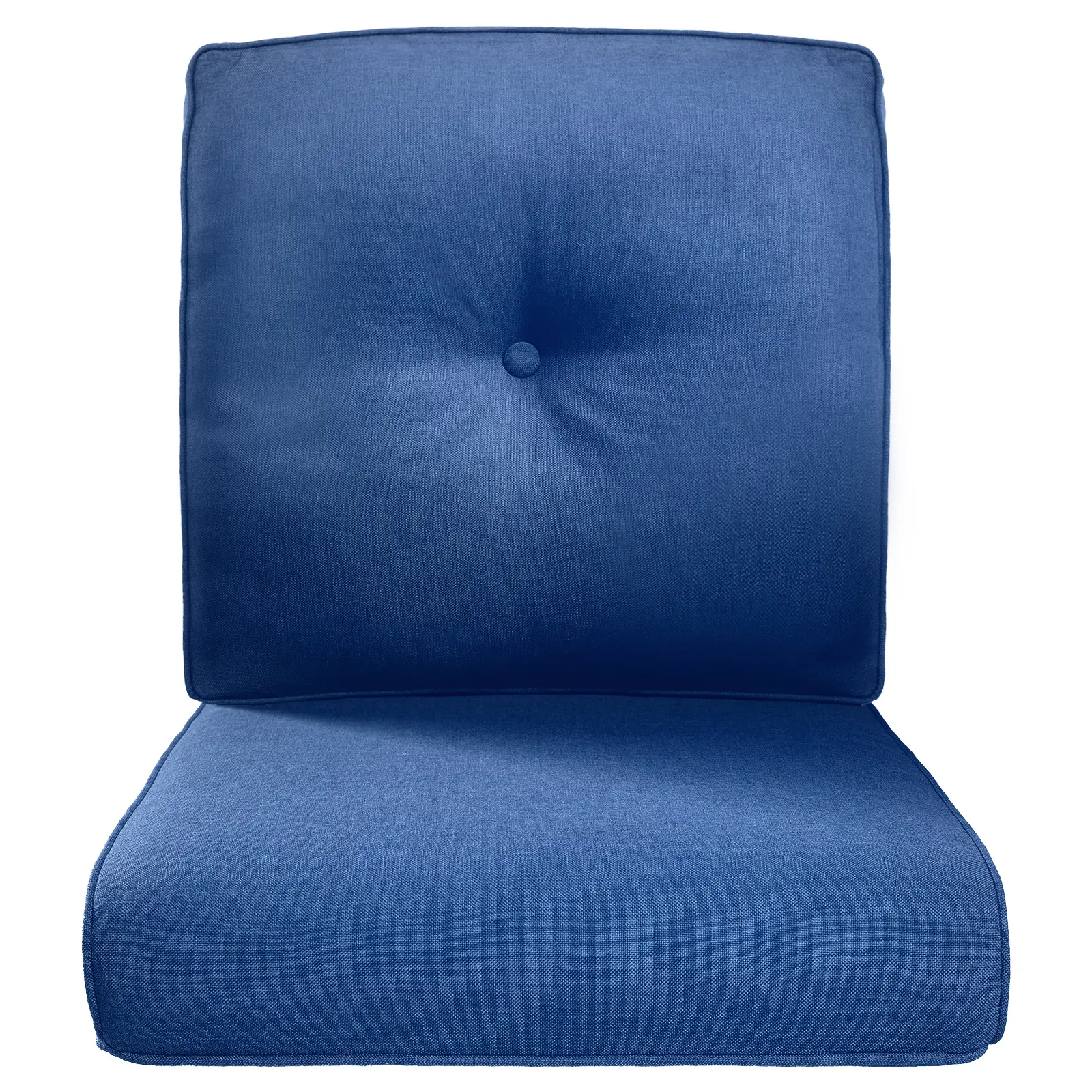 Belord Luxury 4" Thick Outdoor Cushion Set - 22 x24 Inch 28D Sponge Filling Fade-Resistant Chair Cushion, Spill Proof Removable Patio Furniture Replacement Cushions for Sofa Bench Swing