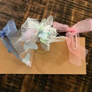 Ribbon Bow Paper Clips with Colorful Bows and Butterfly Design