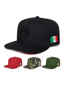 Unisex Mexico Eagle Head Baseball Cap, Adjustable Sun Protection Hat, Casual Fitted Design for Spring & Fall, Outdoor Travel Beach Vacation, Quality Caps