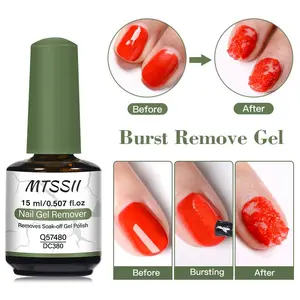 Gentle Gel Nail Polish Remover, 1 Piece Professional Nail Gel Remover for Soak-off Gel Polish, Manicure Pedicure Remover, Nail Art Supplies, Nail Products