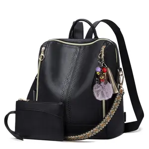 Women Backpack Purse PU Leather Anti-theft Casual Shoulder Bag Fashion Ladies Satchel Bags