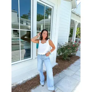 Cuffed Jeans