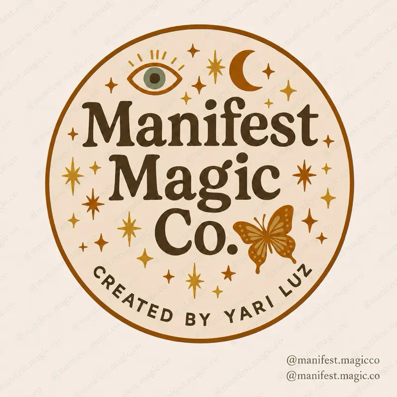 Manifest Magic Co. All-in-One Undated 7x9 Hardcover Life Planner | Budget, Wellness, Goals, Self-Care & More