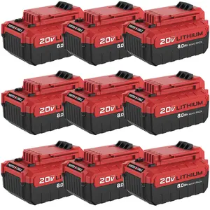 New 20Volt 8.0Ah Lithium-Ion Battery For Porter Cable 20V Max countC680L countC685L countC6