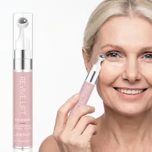 Lanemay Rollerball Firming Eye Serum, Reduces Dark Circles and Puffiness, Smooths Fine Lines, Lifting and Tightening, Moisturizing, 15ML