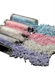 1000pcs 2mm Colorful Glass Beads for Jewelry Making, High-Quality Loose Beads for DIY Bracelets Necklaces Earrings, All Seasons Use