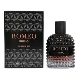 Romeo Primo Spray Cologne Eau de Toilette for Men 100ml/3.4fl.oz – Fresh Aquatic Men’s Fragrance