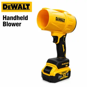 DEWALT 20V Cordless Handheld Blower Tool Featuring 700W Output 24000RPM Motor 1000g Air Thrust For Backyard Leaf Sweeping Construction Site Sawdust Cleansing Outdoor Patio Debris Removal Supplied With Complete 6.0Ah Battery And Standard Charging Kit