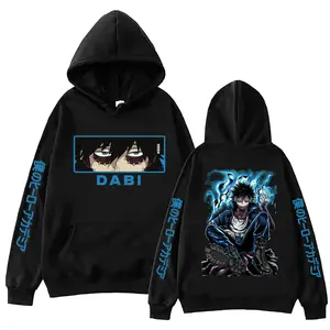 Fans Gift Anime My Hero Academia Dabi Hoodie Harajuku  Pullover Tops Man Woman Sweatshirt