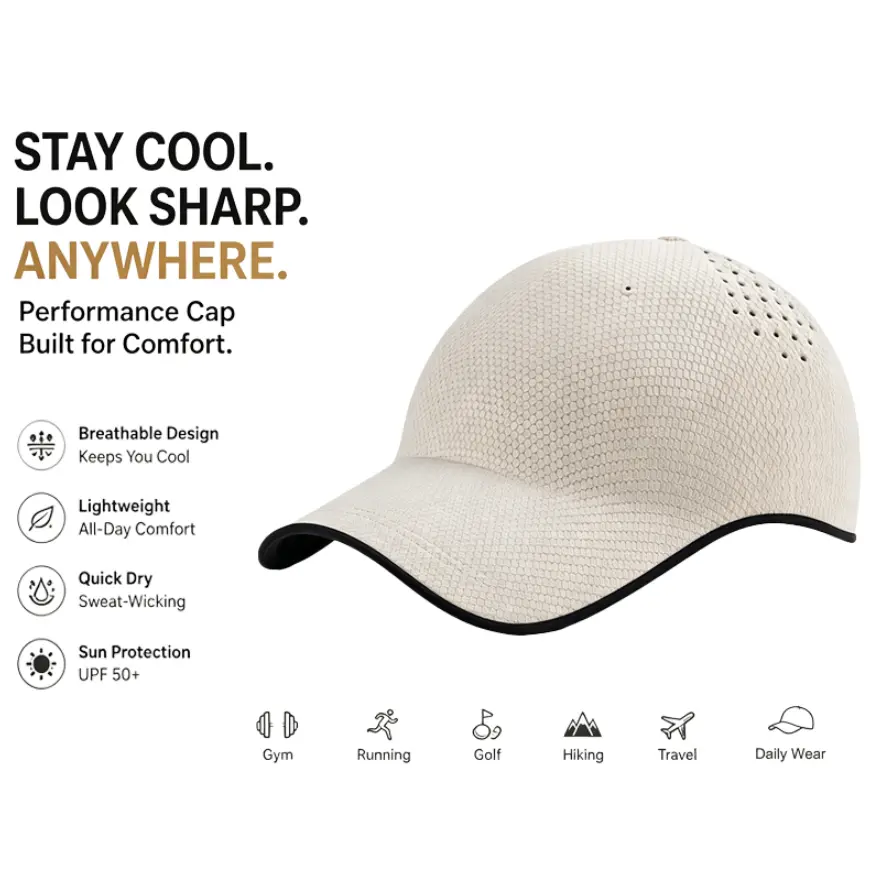 Baseball Cap & ouvenir golf cap, Breathable Lightweight & Washable, Structured Soft Cap with Thickened Adjustable Design, Relaxed Fit for Large Head Sizes | Sun Protection All Season Hat for Outdoor, Hiking, Travel, Beach, Party, Golf & Tennis