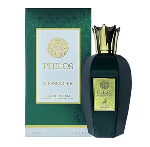 Maison Alhambra Philos Messenger Eau De Parfum 3.4 oz Unisex - Grapefruit Bergamot Magnolia Cedarwood Amber Ginger Scent Floral Citrus long lasting perfume