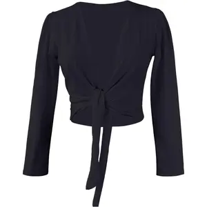 Girl's Women's Dance Top Wrap Cotton Cardigan Shrug Sweater for Ballet