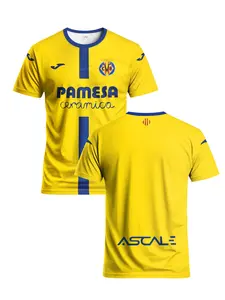 The home ball of Villaire Football Club features a round and comfortable collar design, making it suitable for use during matches, football training, daily leisure activities, and vacations. It can also be given as a gift. Sport Jersey Soccer Jersey