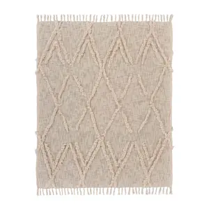 Ox Bay Tufted Diamond Throw Blanket