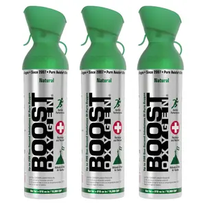 Boost Oxygen® Supplemental Oxygen | Discounted 3-Pack | Large Size | Natural or Aromas