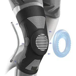 NEENCA Upgraded Thin Knee Brace for Women/Men, Compression Knee Support with Gel Pad & Spring Stabilizers. Knee Sleeve for Meniscus Tear, ACL, PCL, Arthritis, Joint Pain Relief, Runner, Workout, Sport