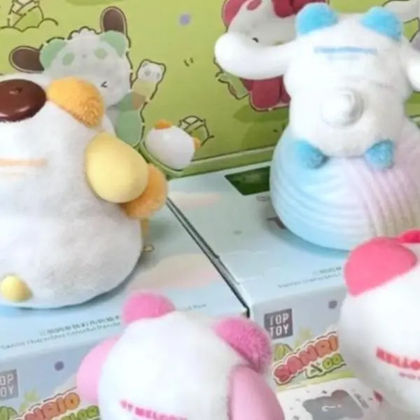 SN Family Colorful Panda Figure Series Blind Box