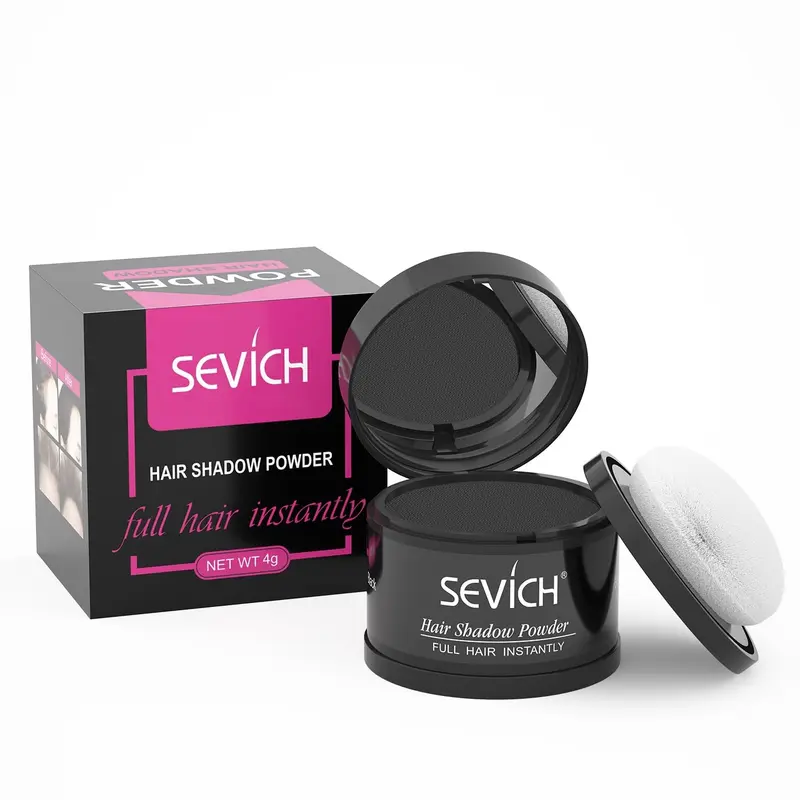 SEVICH Root Touch Up Hair Powder - Haircare, Beeswax-Infused, Cruelty-Free, Waterproof Hold, 48-Hour Stain-Proof, Thickening, Color Safe, Anti-Gray for Women (Blonde Refresh, Covers Grey Hair)