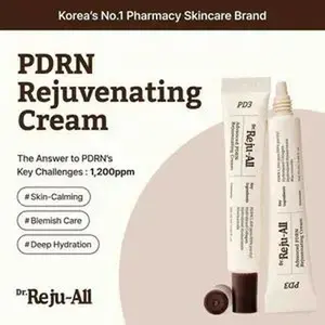 [Official] Dr.Reju-All Advanced PDRN Rejuvenating Cream – Salmon DNA PDRN & Korean Pharmacy Distributed Face Moisturizer – Optimal 99% Pure 1,200 ppm Concentration