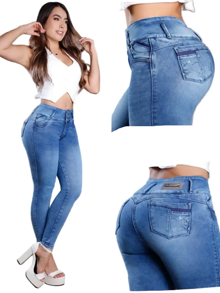 Colombian Jeans 8449 Bon Bon up butt lifter high waist tummy control push up effect skinny