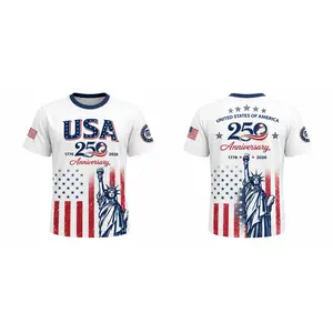 USA 250th Anniversary Baseball Jersey, Patriotic Statue of Liberty Print Shirt, Unisex Independence Day 4th of July Outfit, 1776–2026 Semiquincentennial Patriotic Jersey