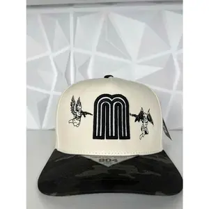 Angel de Mexico Snapback Hat – Cream Color Unisex Cap, Embroidered Streetwear Gorra, Adjustable Fit for Daily Wear & Gifting
