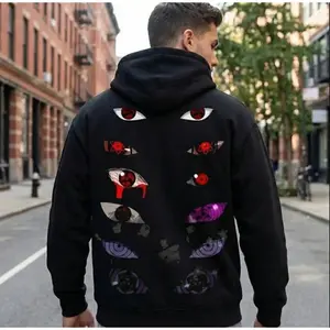 Naruto Anime Akatsuki Eyes Hoodie, Anime Fan T-shirt, Sweatshirt, Graphic Tee