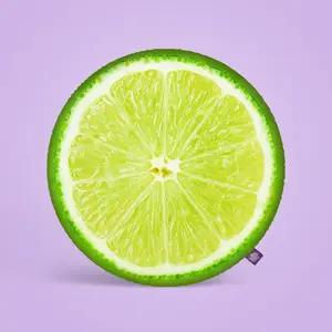 All About Vibe Lime Custom Shape Pillow Soft Huggable Plush Fabric Vibrant Detailed Print Perfect for Any Space Gift Ready Fun Quirky Design