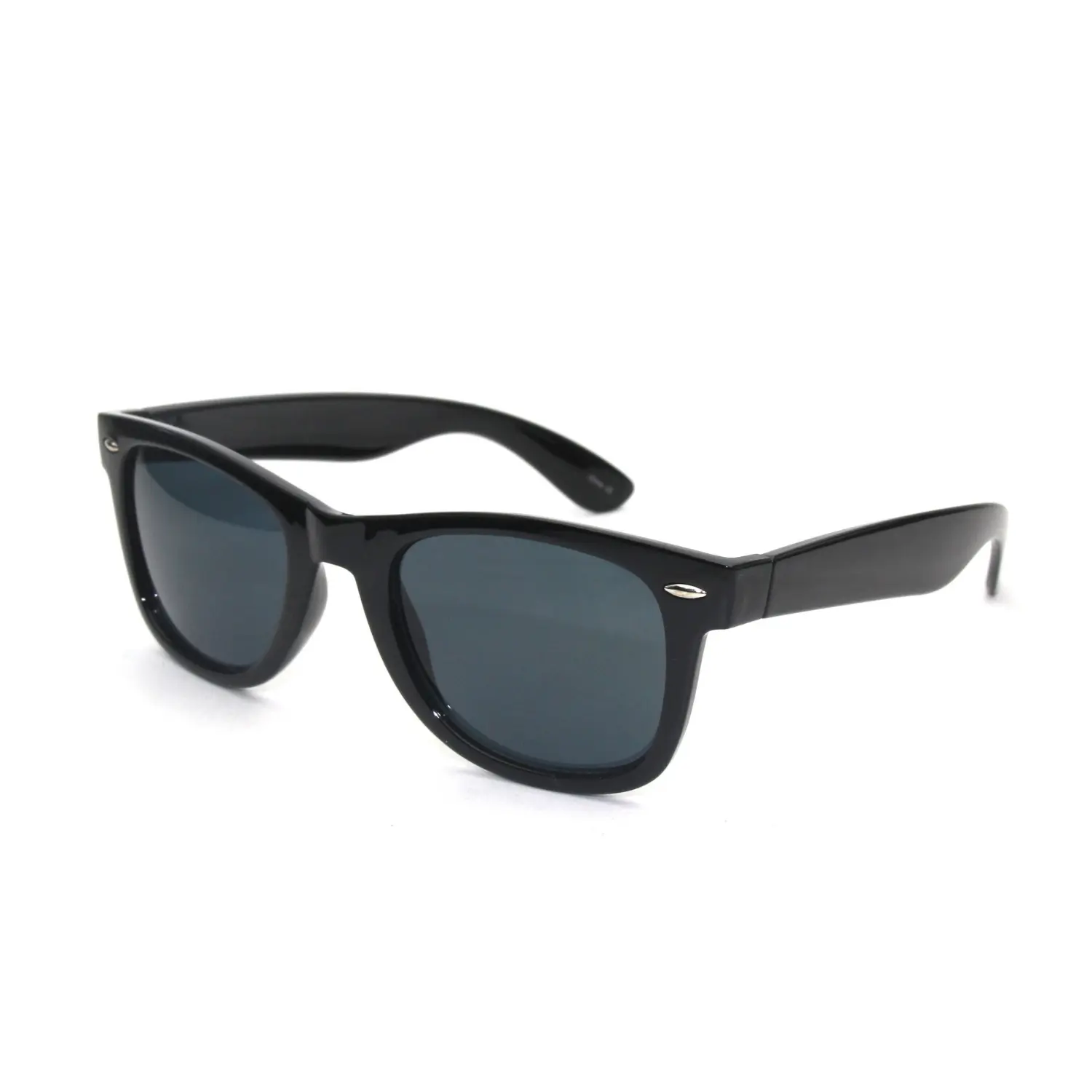 Edge — Black Polarized Wayfarer Sunglasses