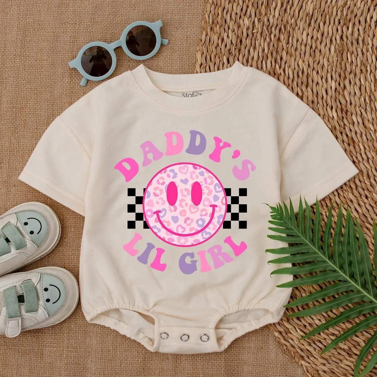Daddy's Little Girl Romper,Daddy & Me Bodysuit , Daddy's Girl Shirt, Romper for Baby Girl,Baby Girl Outfit, Gift For Baby Girl,Bubble Romper