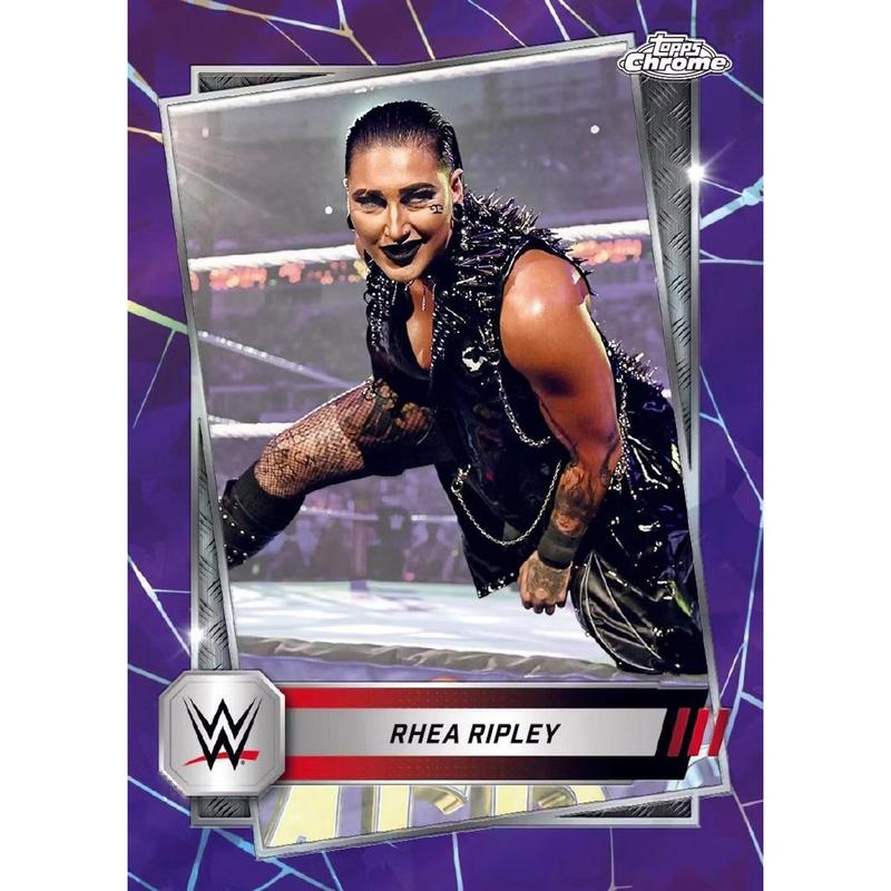 2025 Topps Chrome WWE Sapphire Edition Trading Cards