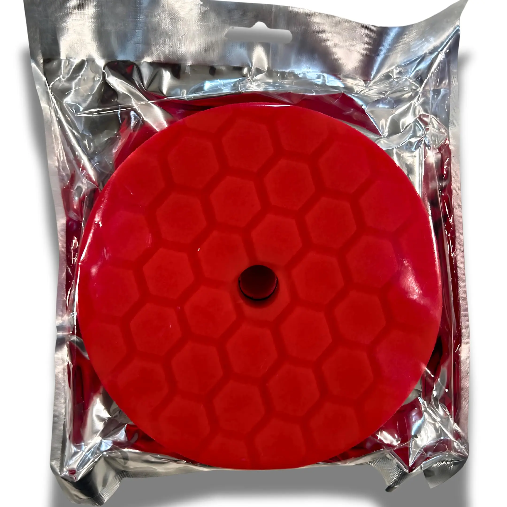 Hall of Fame Detail - Hex-Logic 6.5 Inch Polishing Pad, Finishing Polisher - Light Scratch: Red (6.5 Inch for 6 inch 150mm Backing Plate) Polishing Pad for Car Buffer and Polisher Waxing