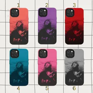 999 JW Word Art Tough Phone Case, Blue Red Rapper Inspired Aesthetic Phone Cover For iPhone 17/16/15/14/13/12/11/X, Hip Hop Lyric Merch