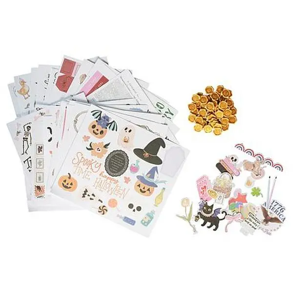 Diamond Press 708-piece Mega Ephemera Kit with Faux Wax Seals
