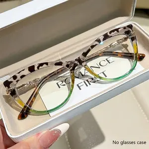 New Western style fashion cat-eye large frame high-quality light luxury glasses, clear reading glasses for women, youthful and elegant minimalist design, 1.0 to  4.0 diopters, suitable for daily computer use, perfect gift for gifting