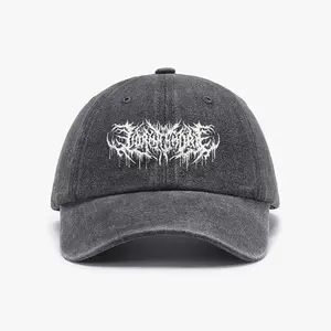 Unisex Lorna Shore Band Baseball Cap -Vintage Street Style, Adjustable Double-Fastening Hat, Signature Pattern, Gift for Men & Women