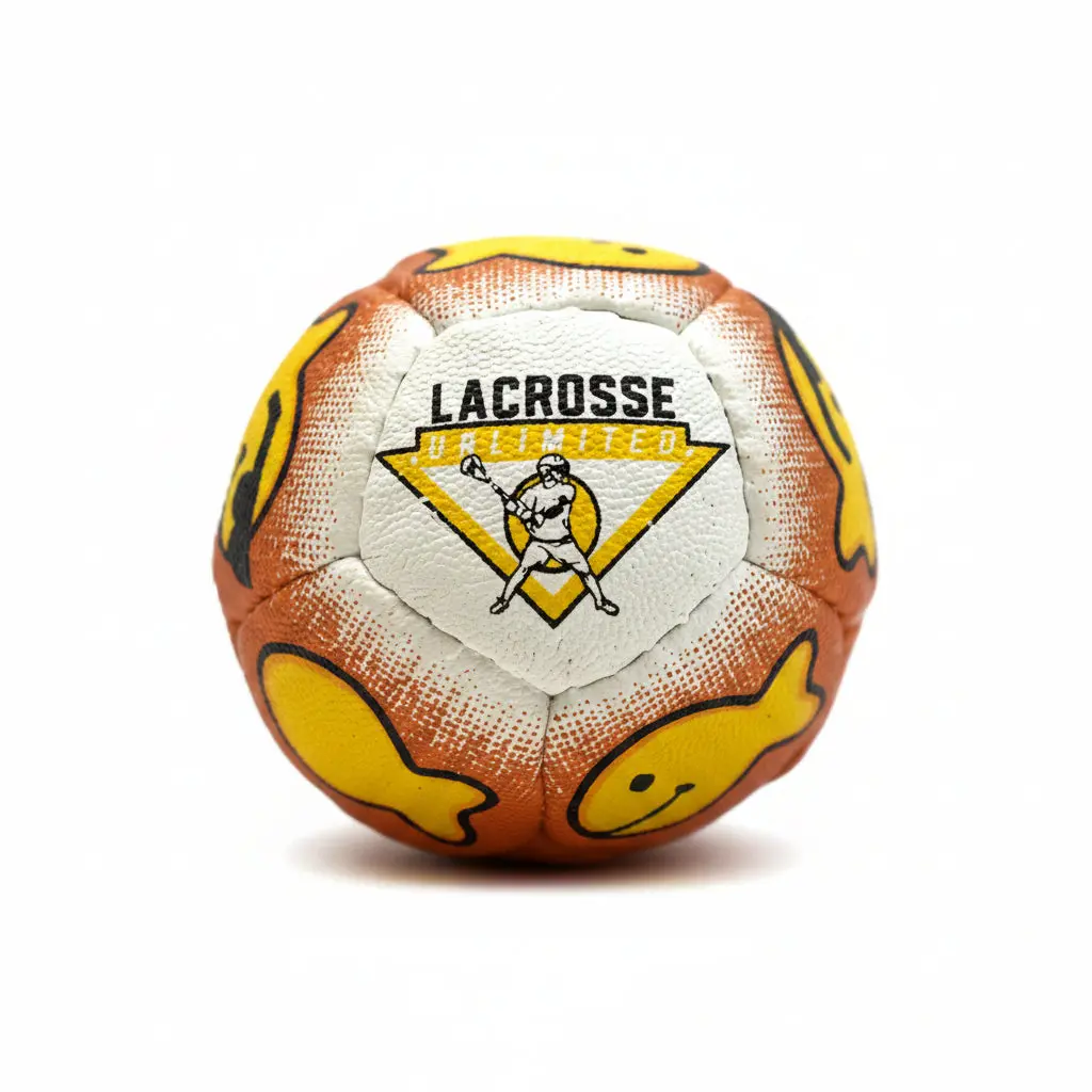 Single Lacrosse Training Ball, Shock-Absorbent with Regulation Shape and 142g Weight for High Speed Shooting, Cheddar Yellow, Single Ball