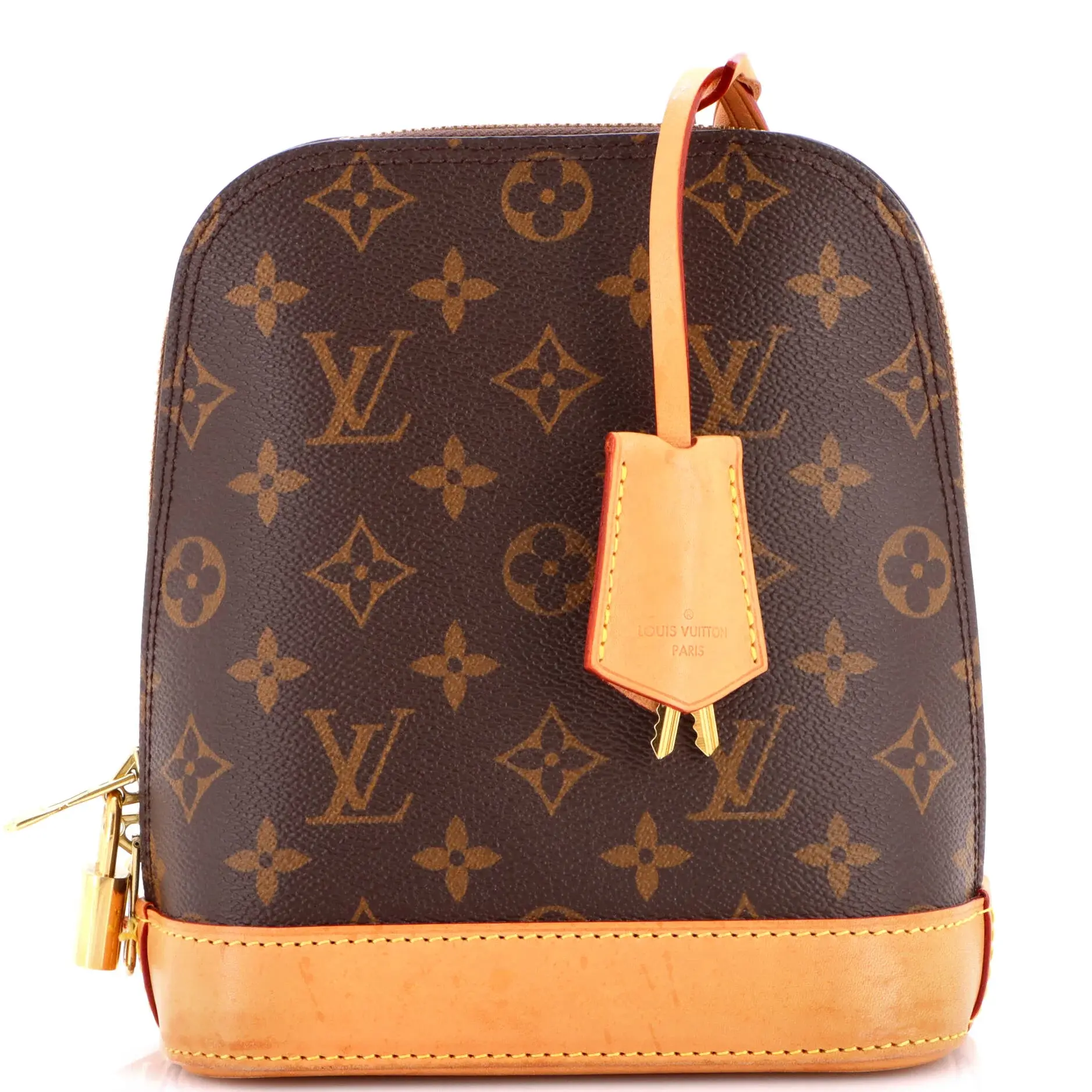 Pre-owned Louis Vuitton Canvas Coated Backpacks Alma Backpack Monogram Canvas by Rebag