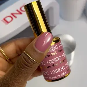 DND DC 108 BARN RED Gel and Lacquer Duo nail care nail art