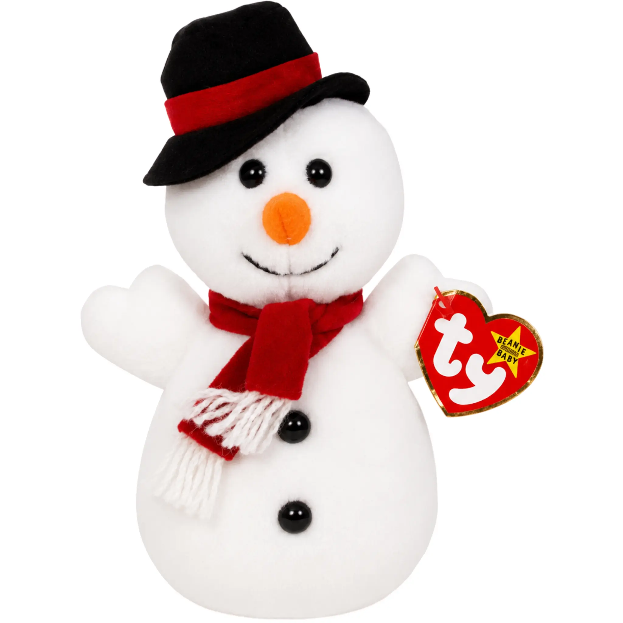 Beanie Babies - Snowball the Snowman Plush (8") - Ty - Beanie Babies Series - (1996)